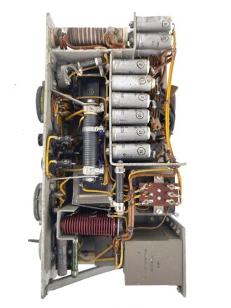 Telefunken Zürich A.G. , Flugzeugteil Type Ak 3035, Fabrikation Schweiz.  Ob für die Schweizer oder Deutsche Luftwaffe produziert entzieht sich meiner Kenntnis. Originallack, Funktion nicht geprüft200