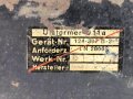 Luftwaffe , Umformer U 11a, Ln 28668, für Peil G6. Originallack, ungereinigt, Funktion nicht geprüft