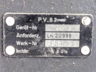 Luftwaffe, Prüfvoltmeter " PV 62" Ln 20998. Originallack, Funktion nicht geprüft