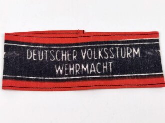 Armbinde" Deutscher Volkssturm Wehrmacht", sehr...