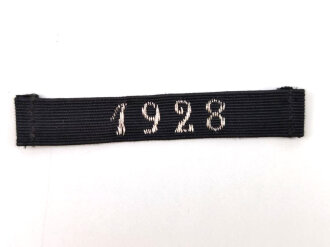 NSDAP Verdienstabzeichen " 1928 " ungetragenes Stück. Das Abzeichen wurde 1931 gestiftet und über der Armbinde getragen.