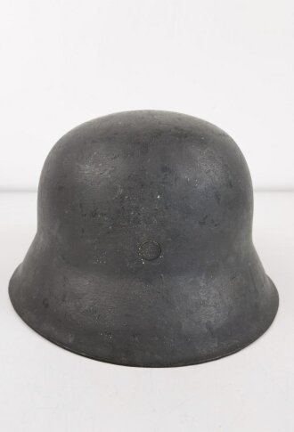 Stahlhelm Glocke Wehrmacht Heer Modell 1942. Originallack, EF68, das Innenfutter selbstgebastelt