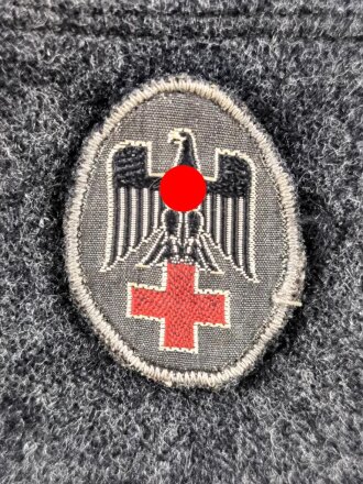 Deutsches Rotes Kreuz III.Reich, Schiffchen für Mannschaften , datiert 1936, das Abzeichen fast abgetrennt