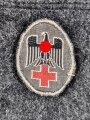 Deutsches Rotes Kreuz III.Reich, Schiffchen für Mannschaften , datiert 1936, das Abzeichen fast abgetrennt