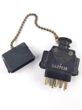 Luftwaffe Stecker mit Kappe Ln 27036, Funktion nicht geprüft