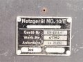 Luftwaffe NG. 10/E,  Ln 27393, Netzgerät Empfänger E.10K und E.10L, Originallack, Funktion nicht geprüft