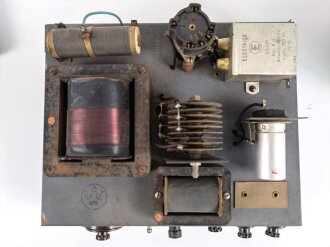 Luftwaffe, Netzanschlussgerät NA 7, Ln 27467 für Trägerfrequenzgerät. Originallack, Funktion nicht geprüft