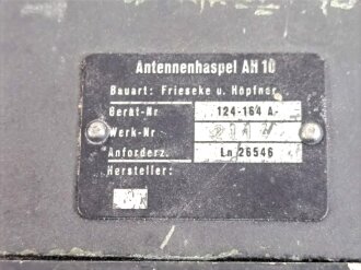 Luftwaffe Antennenhaspel AH 10, Ln 26546, zum Fu G10....