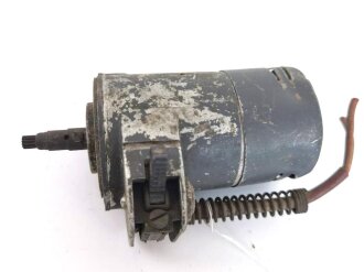 Luftwaffe Elektromotor , Gehäuselänge 10cm. Originallack, Funktion nicht geprüft