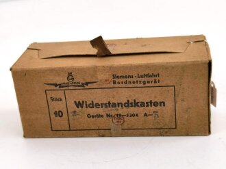 Luftwaffe 10 Stück Widerstandskasten Gerät...