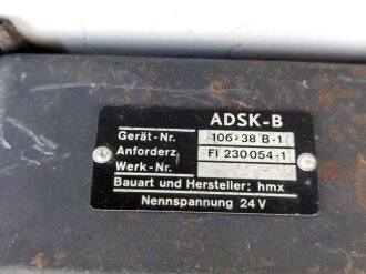 Luftwaffe  ADSK-B, Abfeuer- und Durchlade- Schaltkasten für Flugzeugbewaffnung, Fl 230054-1. Originallack, Funktion nicht geprüft