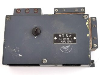 Luftwaffe , Verteilerdose für Peil 6, VD 6a, Ln 26938-1. Typenschild neuzeitlich, überarbeitetes Stück