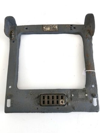 Luftwaffe, Aufhängerahmen RS 10k, Ln 28046-1,  für Sender Kurzwelle S10k vom Fu G10.  Bodenfund, überlackiert