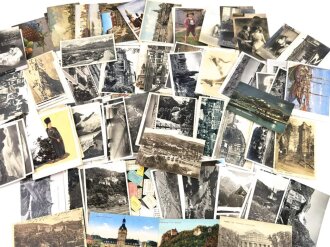 100 Stück zivile Ansichtskarten, aus unterschiedlichen Nachlässen