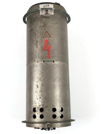 Röhre  Telefunken LB 13/40,  Anzeige Bildröhre für "Würzburg " Radar. Höhe 39.5cm, in Röhrenfassung. Funktion nicht geprüft.