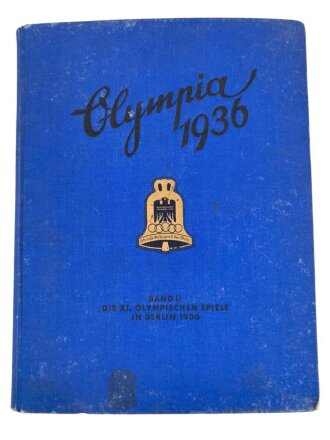 Sammelbilderalbum "Olympia 1936" - Band 2 Die Olympischen Spiele 1936 in Berlin und Garmisch-Partenkirchen, 165 Seiten, komplett,, Einband abgegriffen