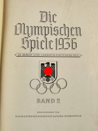 Sammelbilderalbum "Olympia 1936" - Band 2 Die...