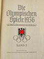 Sammelbilderalbum "Olympia 1936" - Band 2 Die Olympischen Spiele 1936 in Berlin und Garmisch-Partenkirchen, 165 Seiten, komplett,, Einband abgegriffen