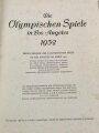Sammelbilderalbum "Olympia 1932" - Herausgegeben von den Reemtsma Cigarettenfabriken Altona-Bahrenfeld, 142 Seiten, ohne Bilder