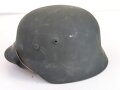 Stahlhelm Wehrmacht Modell 1940 , Kopfgrösse 56/57. Recht einfache REPRODUKTION. Einzelstück aus Sammlungsauflösung