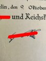 Hermann Göring, eigenhändige Unterschrift auf großformatiger Ernennungsurkunde zum Vermessungsrat, datiert 1939. Guter Zustand, in der eierschalfarbenen Mappe