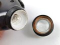Dynamotaschenlampe "Braun Manulux" aus Preßstoff, mechanismus Funktioniert meist gut, aber nicht immer