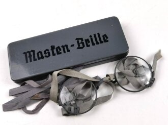 Maskenbrille Wehrmacht, getragen, guter Zustand