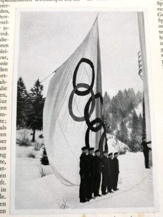 "Olympia 1936" - Band 1 Die Olympischen Spiele 1936 in Berlin und Garmisch-Partenkirchen, 127 Seiten, komplett, im Schutzumschlag