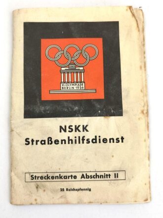 NSKK Straßenhilfsdienst, Streckenkarte...