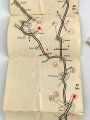 NSKK Straßenhilfsdienst, Streckenkarte anlässlich der Olympiade Berlin 1936