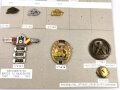 Deutschland nach 1945, Sammlung 15 Stück Abzeichen " Badischer Sportschützenverband" jeweils komplett mit Nadel bzw. Nadelsystem