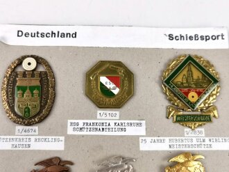 Deutschland nach 1945, Sammlung 9 Stück Abzeichen...