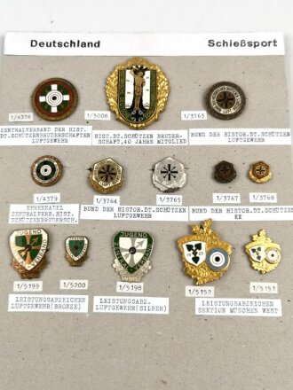 Deutschland nach 1945, Sammlung 15 Stück Abzeichen...
