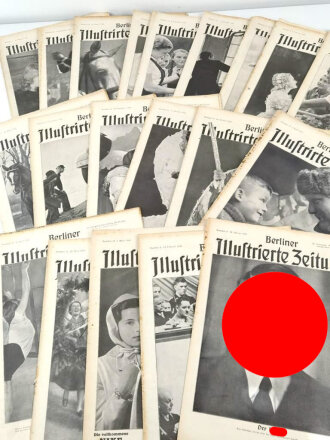 20 Ausgaben " Berliner Illustrierte Zeitung" Nicht auf Vollständigkeit und Zustand überprüft