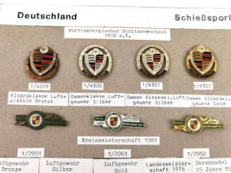 Deutschland nach 1945, Sammlung 22 Stück Abzeichen...