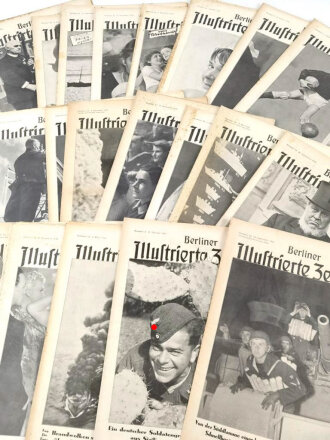 20 Ausgaben " Berliner Illustrierte Zeitung" Nicht auf Vollständigkeit und Zustand überprüft
