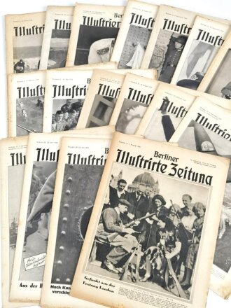18 Ausgaben " Berliner Illustrierte Zeitung"...