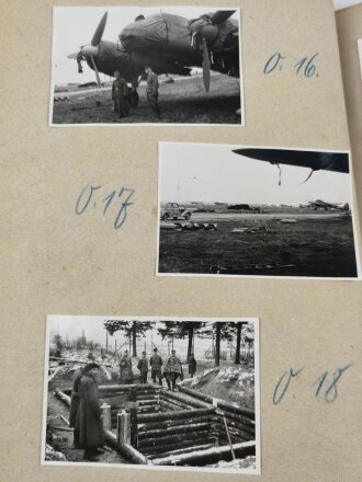 Belarus / Weissrussland, Fotoalbum eines Angehörigen der Luftwaffe. Insgesamt 65 Fotos