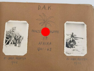 Afrikakorps, Fotoalbum eines Angehörigen der...