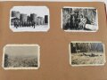 Afrikakorps, Fotoalbum eines Angehörigen der "Panzer Gruppe Afrika " 36 Fotos mit ebendiesem Bezug,unter anderem Rommel,  dazu eine POW Postkarte.