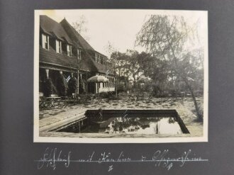 Luftwaffe, Fotoalbum eines Angehörigen im Fliegerhorst Vechta in Oldenburg. 58 Fotos, meist sauber beschriftet