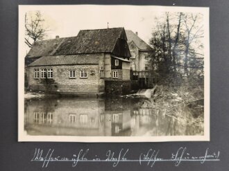 Luftwaffe, Fotoalbum eines Angehörigen im Fliegerhorst Vechta in Oldenburg. 58 Fotos, meist sauber beschriftet