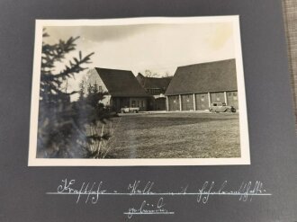 Luftwaffe, Fotoalbum eines Angehörigen im Fliegerhorst Vechta in Oldenburg. 58 Fotos, meist sauber beschriftet