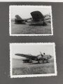 Luftwaffe, Fotoalbum eines Angehörigen im Fliegerhorst Vechta in Oldenburg. 58 Fotos, meist sauber beschriftet