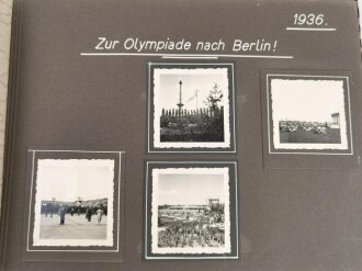 Olympische Spiele 1936 Berlin. Fotoalbum mit insgesamt 63...