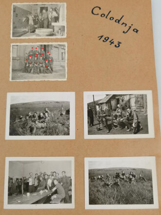 Heer, Fotoalbum eines Infanteristen mit insgesamt 124 Fotos.
