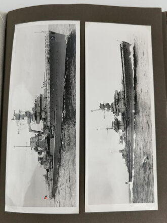 Kriegsmarine, Fotoalbum mit insgesamt 146 Fotos in neuzeitlichem Album