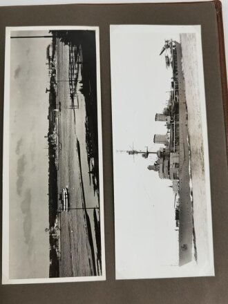 Kriegsmarine, Fotoalbum mit insgesamt 146 Fotos in neuzeitlichem Album