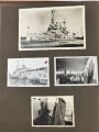 Kriegsmarine, Fotoalbum mit insgesamt 146 Fotos in neuzeitlichem Album