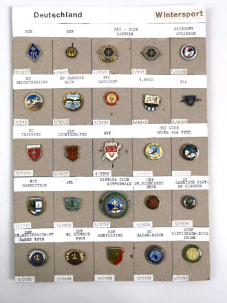 Deutschland nach 1945, Sammlung 25 Stück Abzeichen...